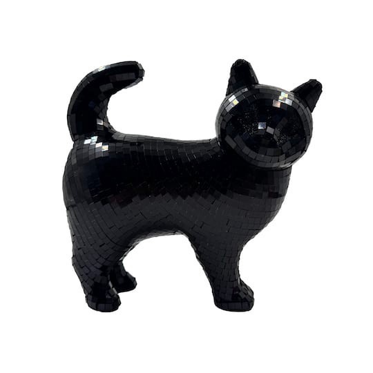 slide 1 of 2, 8" Disco Cat Tabletop Decor By Ashland, 8 in
