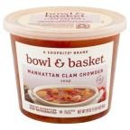 slide 1 of 1, Bowl & Basket Manhattan Clam Chowder Soup, 20 oz