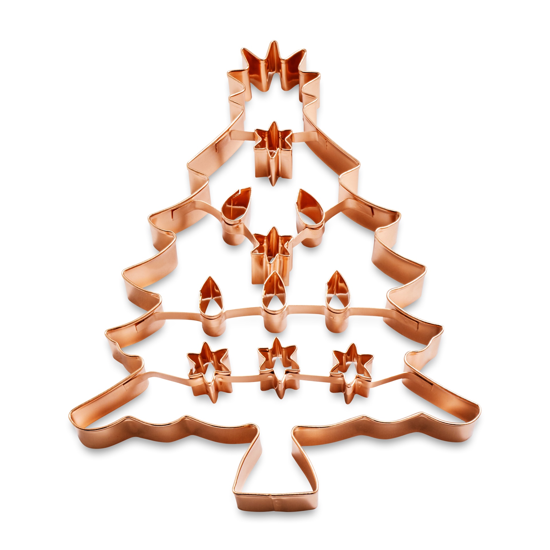 slide 1 of 1, Sur La Table Large Christmas Tree Copper Cookie Cutter, 1 ct