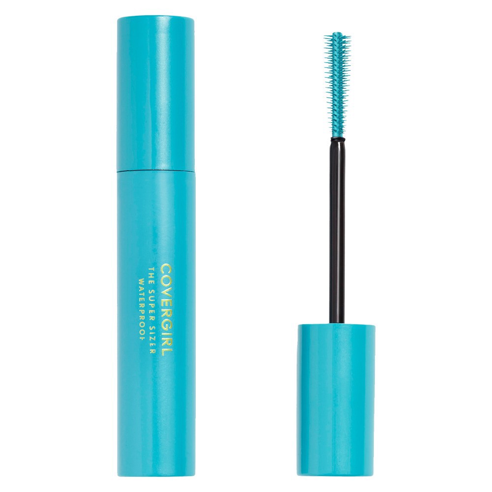 slide 2 of 5, Covergirl Waterproof Super Sizer Volume Mascara Very Black, 1 ct