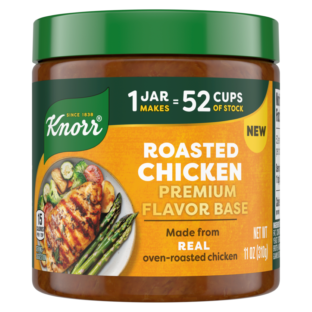 slide 1 of 8, Knorr Premium Flavor Base Roasted Chicken 11 OZ, 11 oz