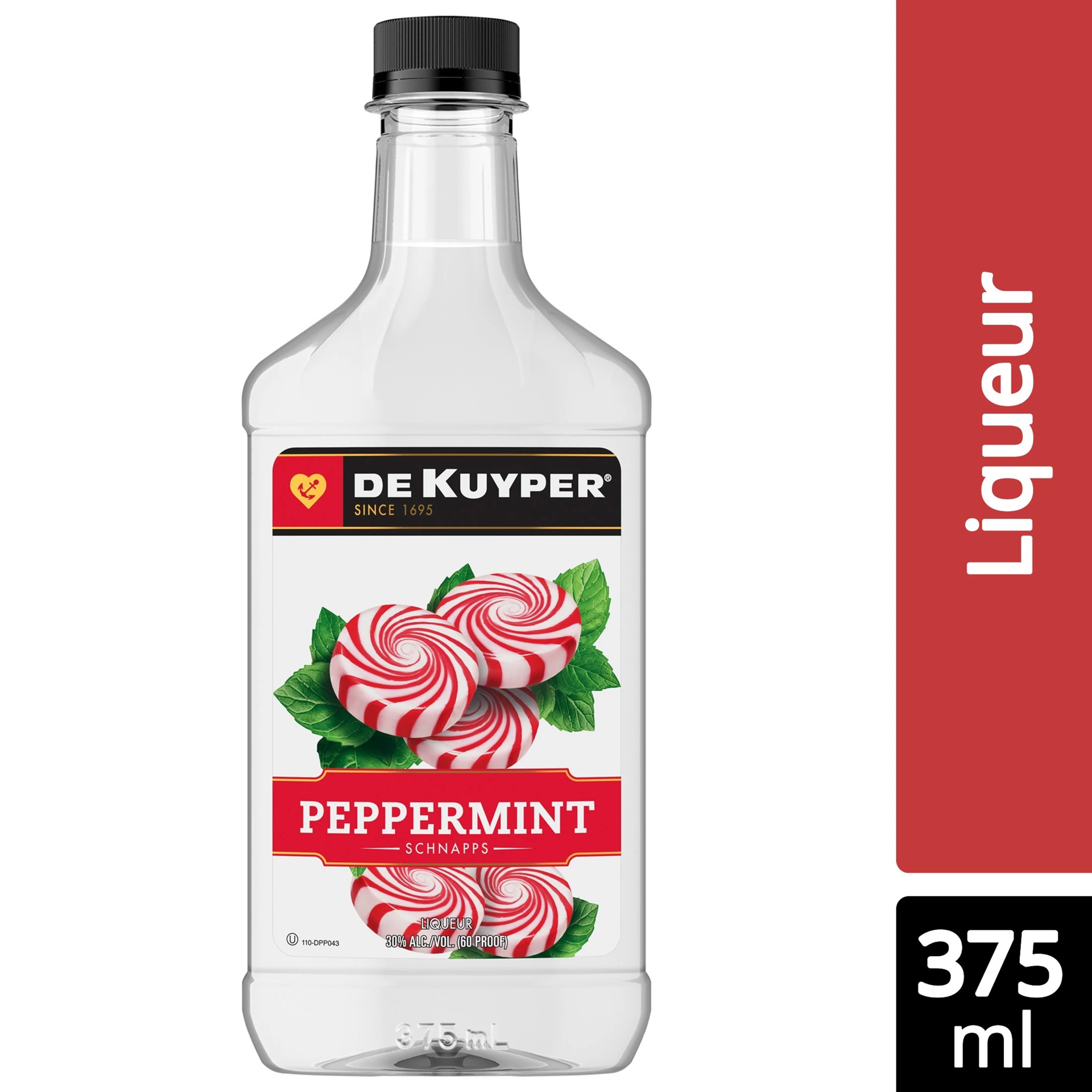 slide 1 of 2, DeKuyper Dekuyper Peppermint Schnapps, 375 ml