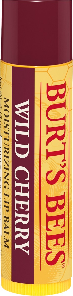 slide 2 of 3, Burt's Bees Moisturizing Wild Cherry Lip Balm 0.15 oz, 0.15 oz