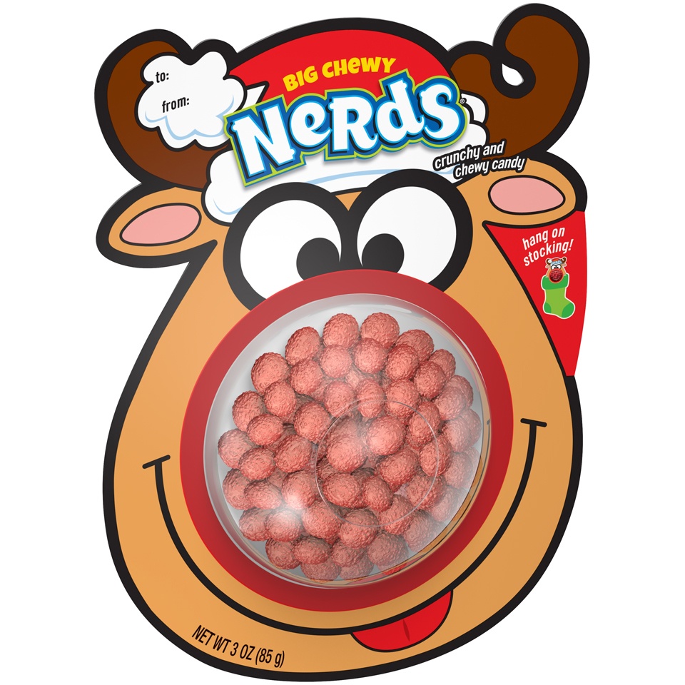 slide 5 of 8, Nerds Big Chewy Christmas Reindeer Candy, 3 oz