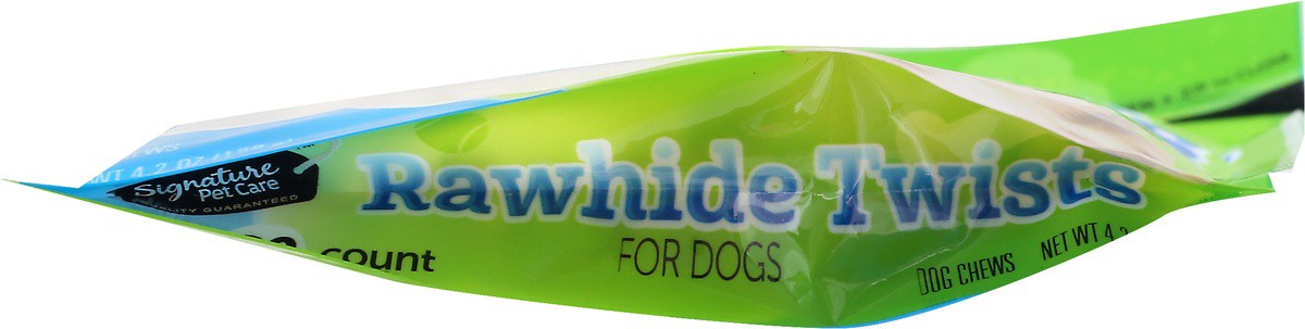 slide 5 of 9, Signature Pet Care Rawhide Twists Dog Chews 20 ea, 20 ct