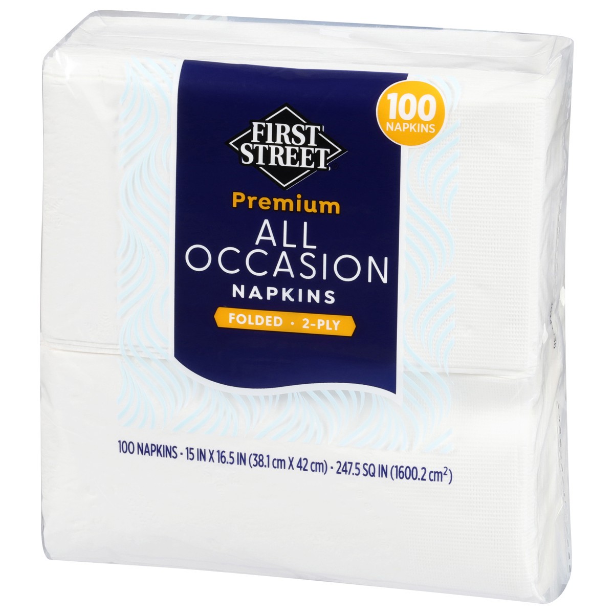slide 4 of 4, First Street 2 Ply All Occasion Napkins, 100 ct