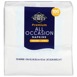 First Street 2 Ply All Occasion Napkins