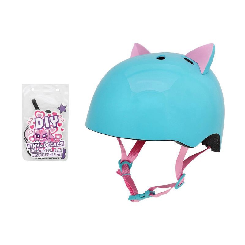 slide 12 of 13, Raskullz Cling Cat Child Helmet - Light Blue, 1 ct