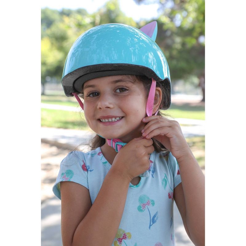 slide 2 of 13, Raskullz Cling Cat Child Helmet - Light Blue, 1 ct