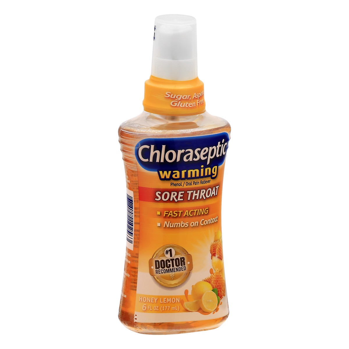 slide 7 of 9, Chloraseptic Sore Throat Spray, Warming Honey Lemon Flavor, 6 fl oz, 6 fl oz