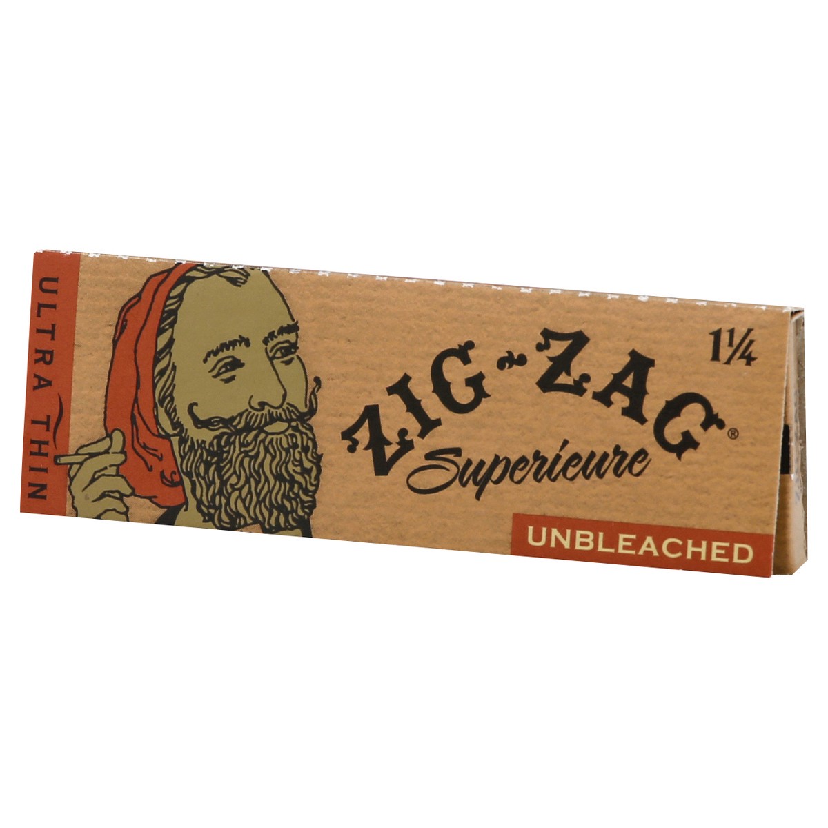 slide 4 of 8, Zig Zag 1-1/4 Ultra Thin Unbleached Tobacco - 50 ct, 50 ct