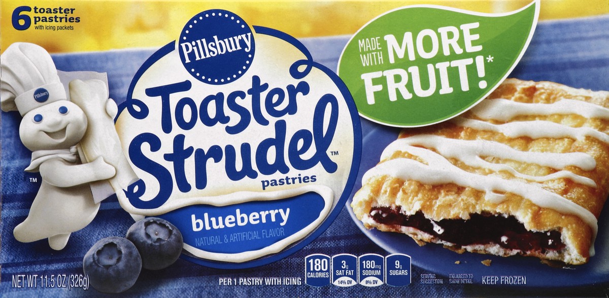 slide 5 of 6, Pillsbury Toaster Pastries 6 ea, 6 ct