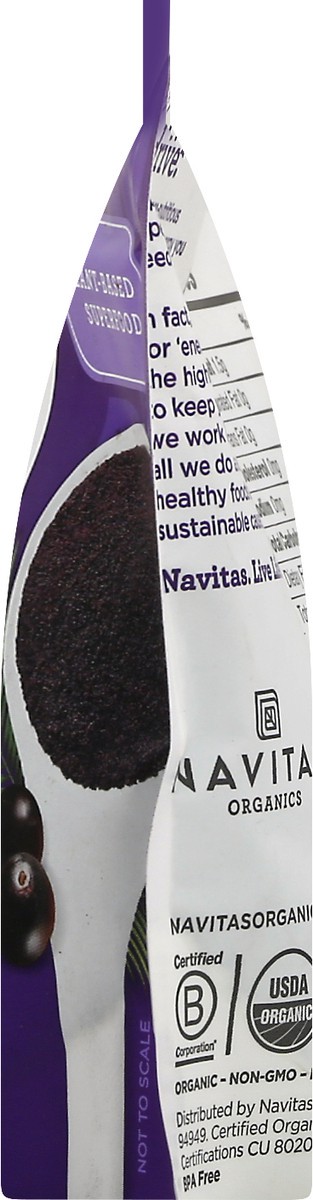 slide 5 of 9, Navitas Organic Acai Powder 4 oz, 4 oz