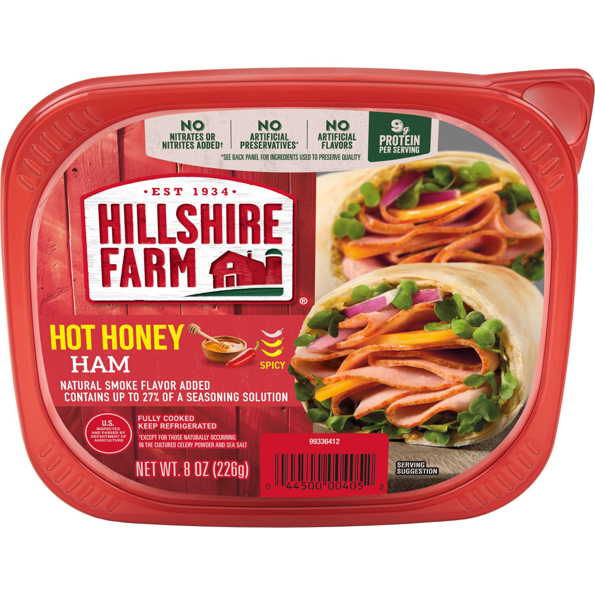 slide 1 of 1, Hillshire Farm Hot Honey Ham, 8 oz, 8 oz