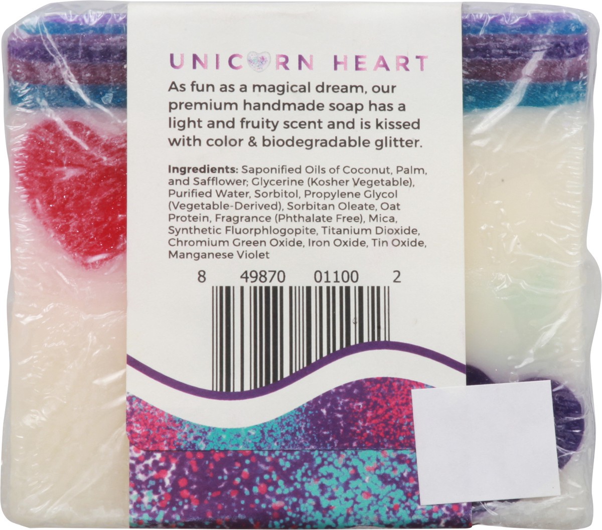 slide 6 of 13, Enfusia Premium Handmade Unicorn Heart Soap 4.4 oz, 4.4 oz