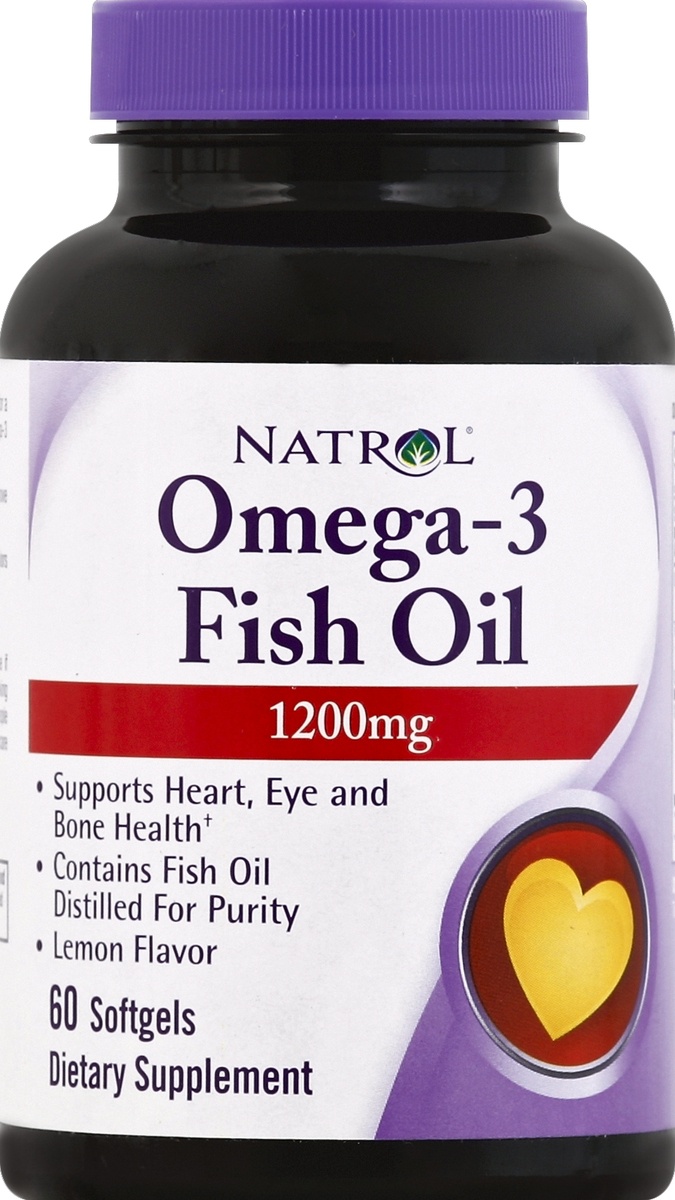slide 2 of 2, Natrol Omega-3 Fish Oil 60 ea, 1 ct