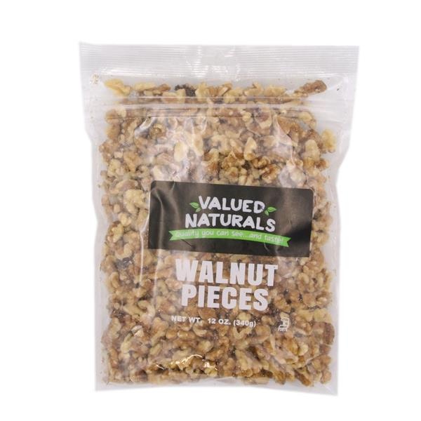 slide 1 of 1, Valued Naturals Walnut Pieces, 12 oz