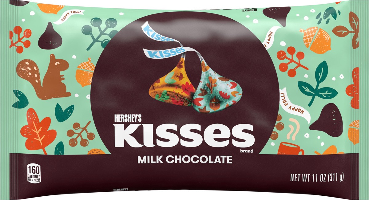 slide 2 of 3, Kisses Milk Chocolate 11 oz, 11 oz