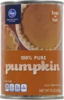Kroger 100% Pure Pumpkin