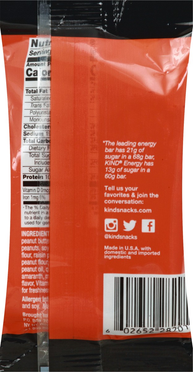 slide 10 of 11, KIND Peanut Butter Energy Bars 2.1 oz, 2.1 oz