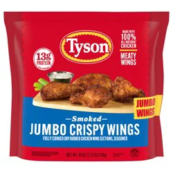 Tyson Frozen Smoked Jumbo Crispy Wings, 2.5 lb