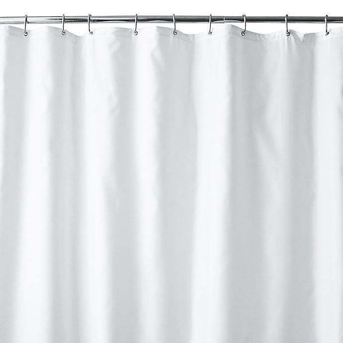 slide 1 of 1, DKNY Hotel Fabric Long Shower Curtain Liner - White, 70 in x 84 in