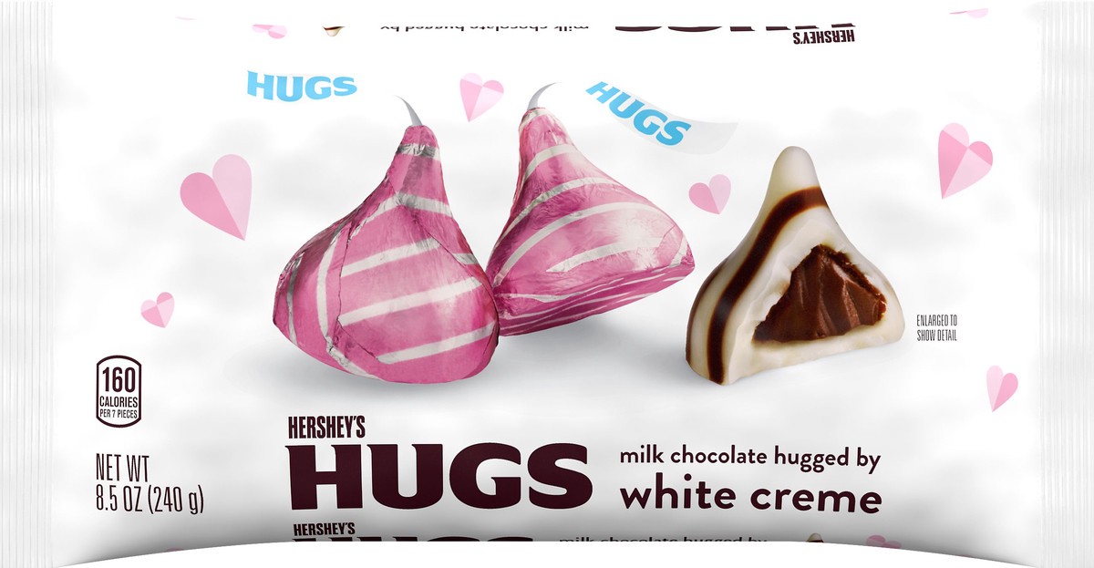 slide 1 of 5, Hugs Hugs White Creme Milk Chocolate 8.5 oz, 8.5 oz