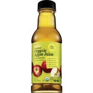 slide 1 of 1, Gold Emblem abound Organic Unsweetened Apple Juice 16 Oz, 16 oz