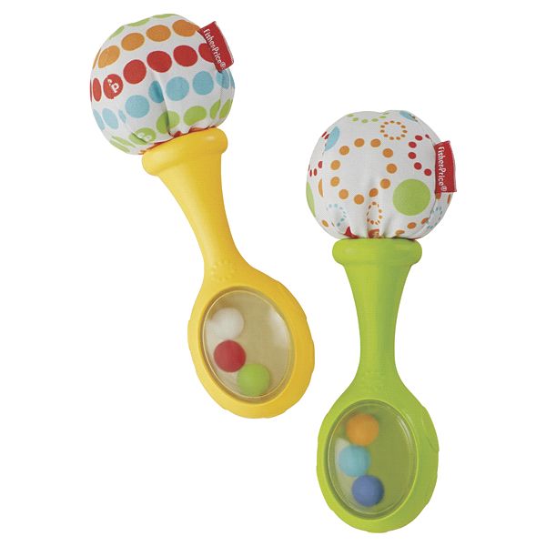 slide 1 of 1, Fisher-Price Rattle 'N Rock Maracas Musical Toy, 1 ct