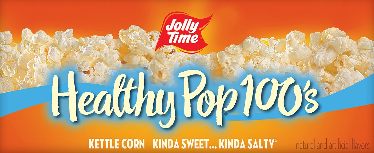 slide 5 of 11, Jolly Time Healthy Pop 100's 100 Calories Singles Kettle Corn Microwave Popcorn 10 ea, 10 ct