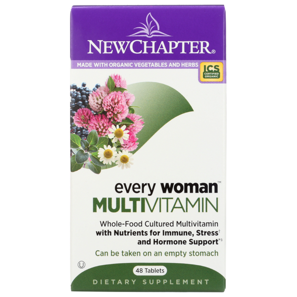 slide 1 of 1, New Chapter Every Woman Multivitamin Tablets, 48 ct