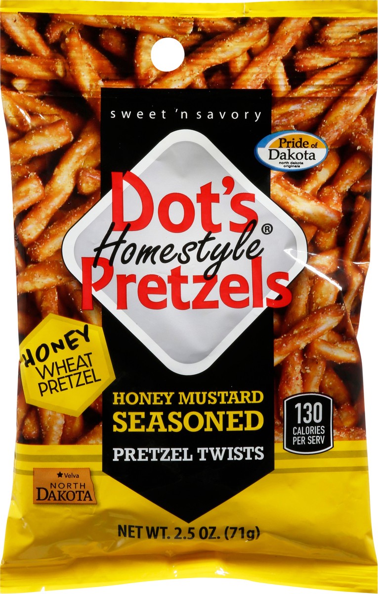 slide 3 of 13, Dot's Homestyle Pretzels Honey Mustard Seasoned Pretzel Twists 2.5 oz, 2.5 oz