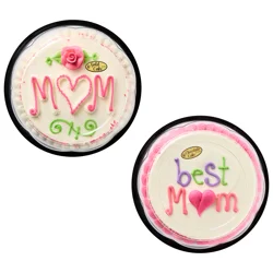 FRESH FROM MEIJER 8" Mother's Day Cakes Gold Or Chocolate