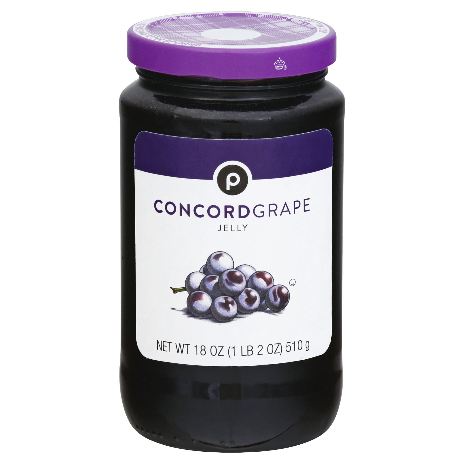 slide 1 of 1, Publix Concord Grape Jelly, 18 oz