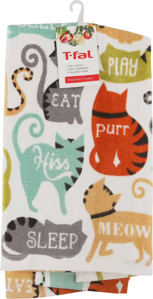 slide 7 of 11, T-fal Here Kitty Kitty Kitchen Towel 1 Each, 1 ct