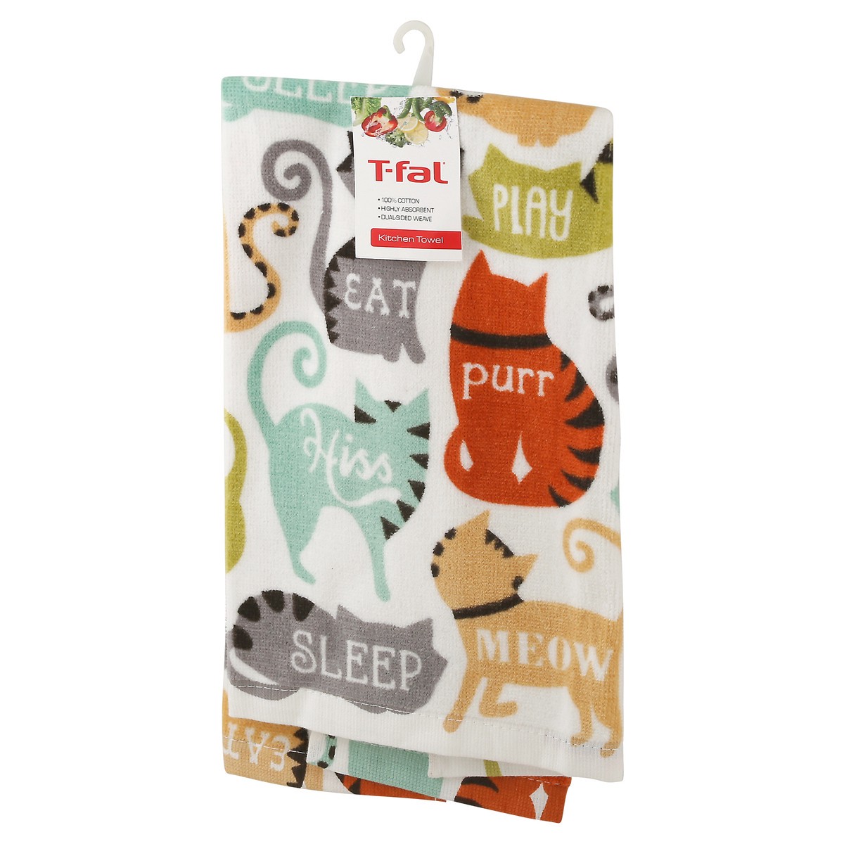 slide 4 of 11, T-fal Here Kitty Kitty Kitchen Towel 1 Each, 1 ct