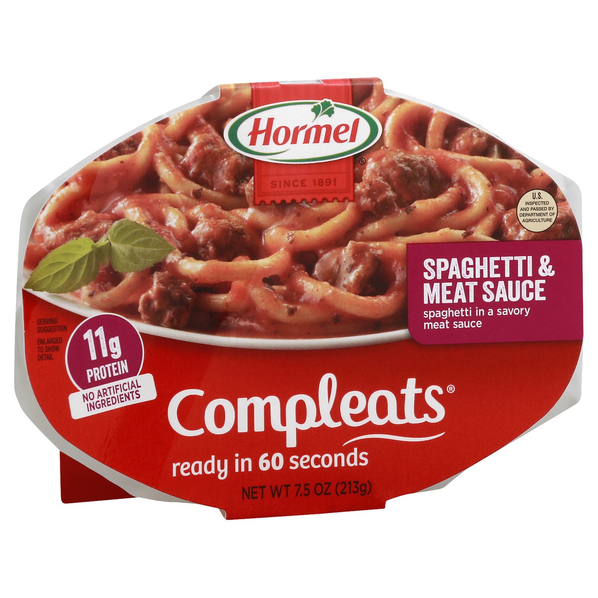 slide 7 of 11, Hormel COMPLEATS Spaghetti & Meat Sauce, 10 oz