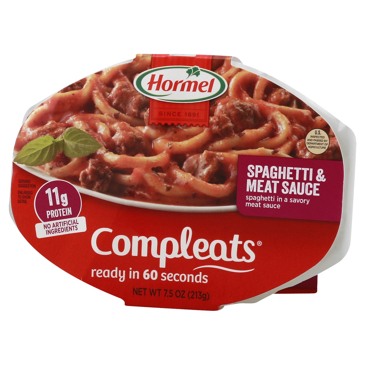 slide 8 of 11, Hormel COMPLEATS Spaghetti & Meat Sauce, 10 oz