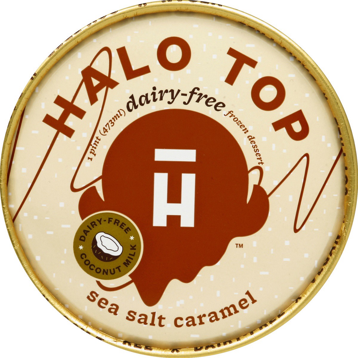 slide 7 of 7, Halo Top Creamery Halo Top Sea Salt Caramel Ice Cream, 1 pint