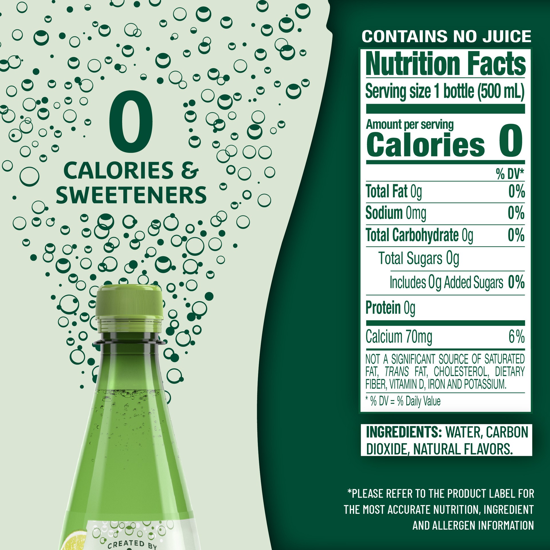 slide 7 of 7, Maison Perrier Forever Lime Flavored Sparkling Water, 11.15 FL OZ Plastic Water Bottle, 16.9 fl oz
