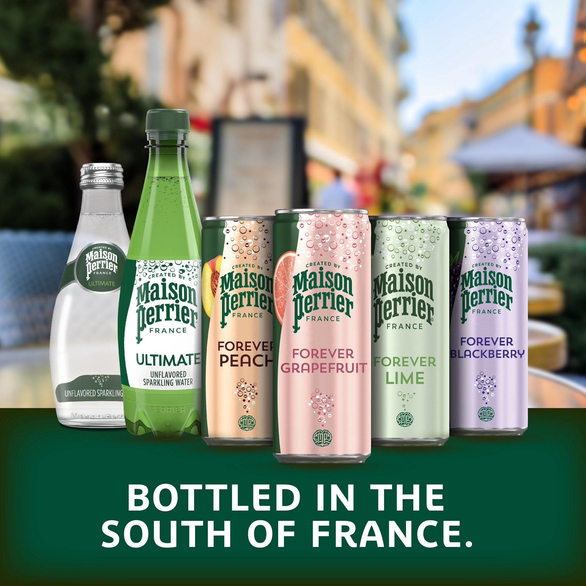 slide 4 of 7, Maison Perrier Forever Lime Flavored Sparkling Water, 11.15 FL OZ Plastic Water Bottle, 16.9 fl oz