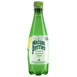 Maison Perrier Forever Lime Flavored Sparkling Water, 11.15 fl oz Plastic Water Bottle