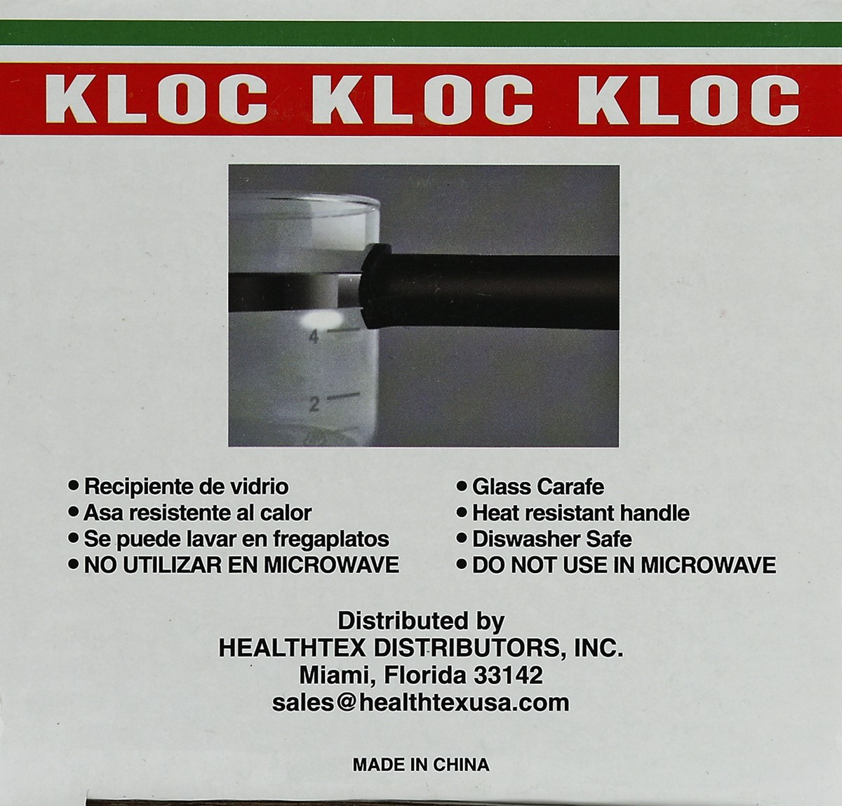 slide 5 of 5, Kloc Carafe 1 ea, 1 ct