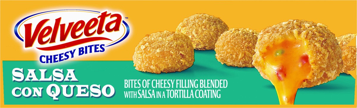 slide 4 of 13, Velveeta Salsa con Queso Cheesy Bites Frozen Snacks, 18 oz Box, 18 oz