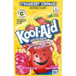 Kool-Aid Unsweetened Strawberry Lemonade Powdered Soft Drink