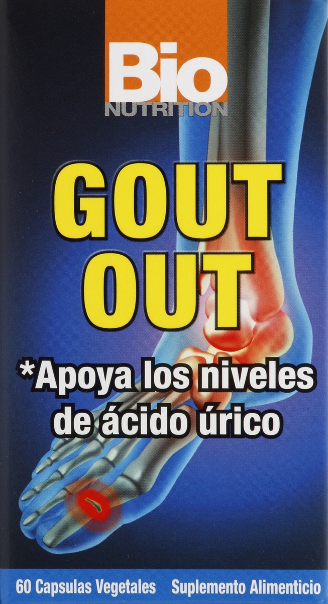slide 2 of 5, Bio Nutrition Gout Out, 60 ct