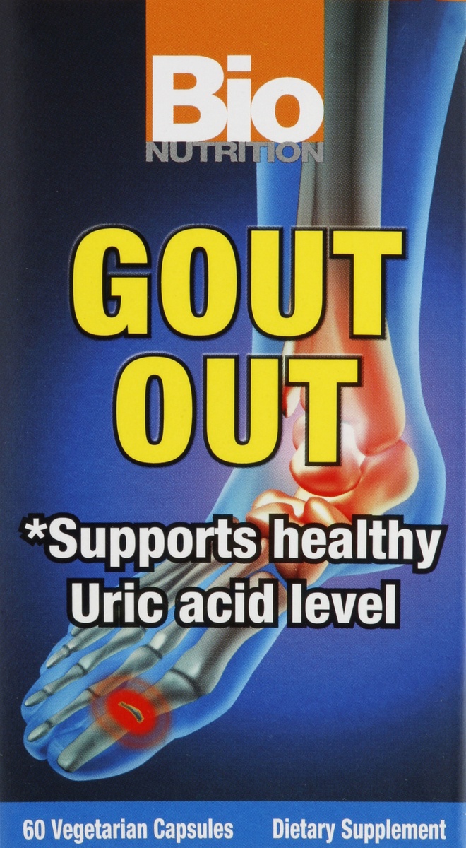 slide 3 of 5, Bio Nutrition Gout Out, 60 ct