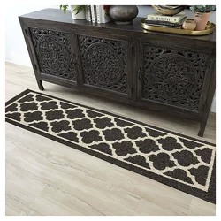 Mohawk Chai Fret Charcoal Runner 20x60