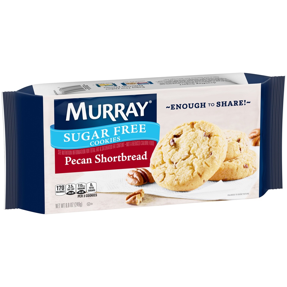 slide 2 of 5, Murray Sugar Free Pecans Shortbread Cookies - 8.8 oz, 8.8 oz
