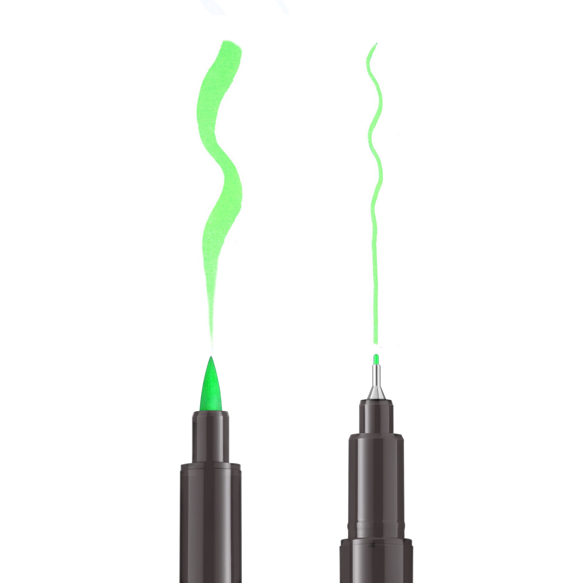 slide 2 of 4, Dual Tip Fluorescent Fabric Ink Markers By Make Market, dual tip